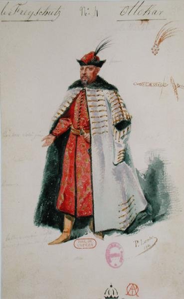 Prince Ottocar from the opera Der Freischutz by Carl Maria von Weber (1786-1826) 1841 by Paul Lormier